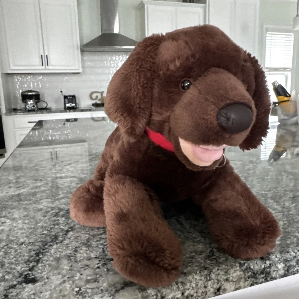 Chocolate Lab Dog Plush Build A Bear 12